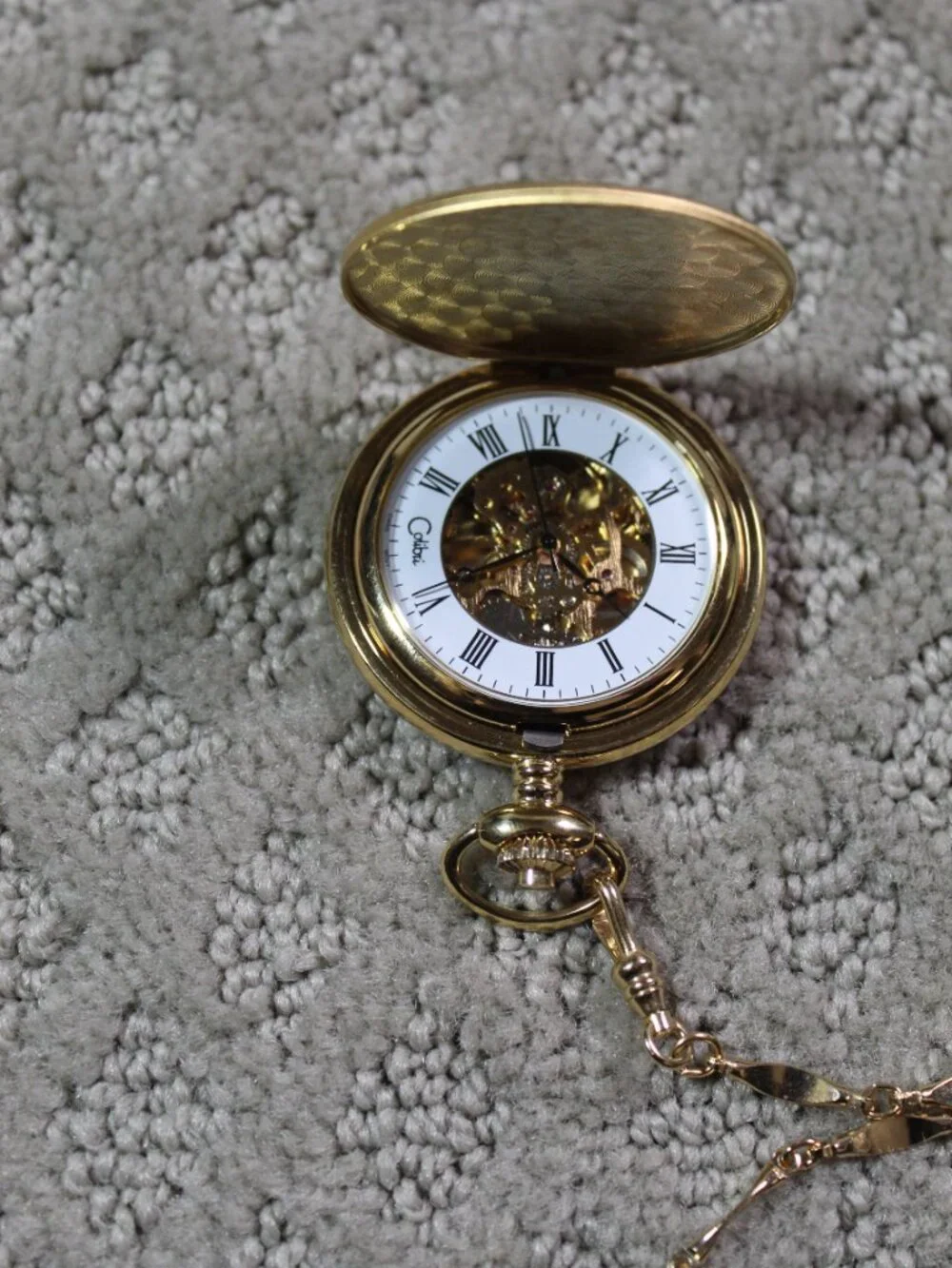 NEW Colibri Of London Pocket Watch & Knife Timepieces W/ Papers & Box